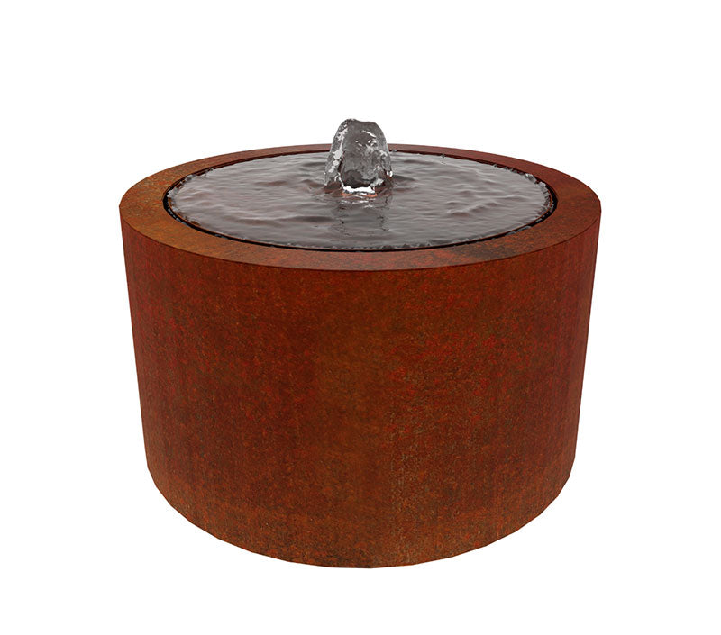 Stół wodny okrągły CORTEN
