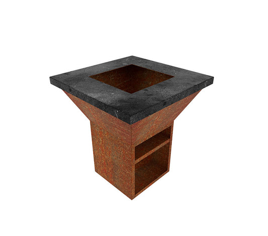 Grill kwadratowy CORTEN