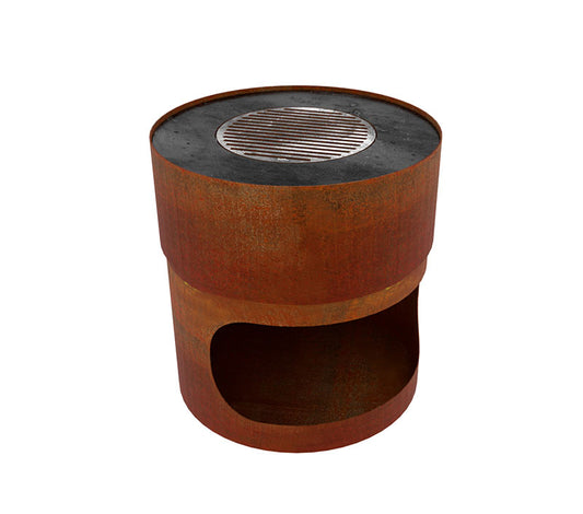 Grill okrągły CORTEN