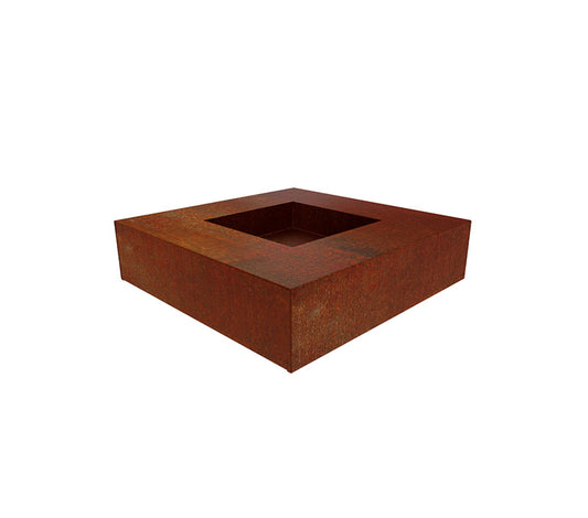 Palenisko kwadratowe z blatem CORTEN